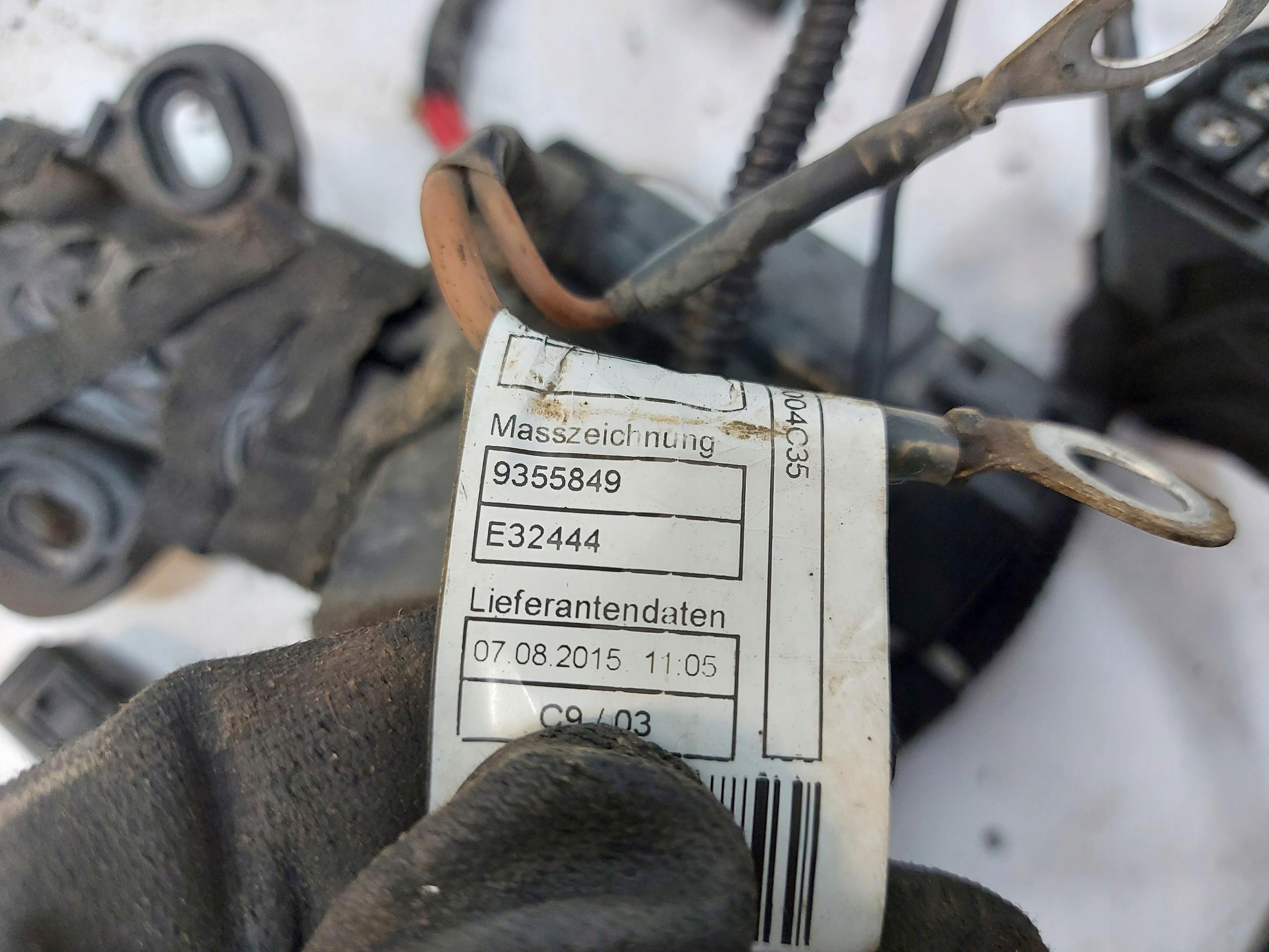 BMW i3 i01 REX bundle komory below autem front left 9355849
