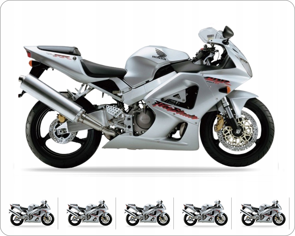 Samolepky Juula Pro Honda Cbr 929 Rr Fireblade 2001 Stříbrné NH146