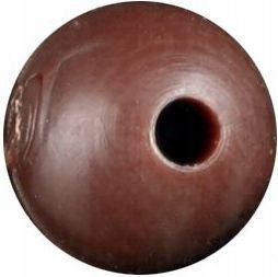 Koralik Miękki Mikado Silikonowy 6mm 25szt Brąz