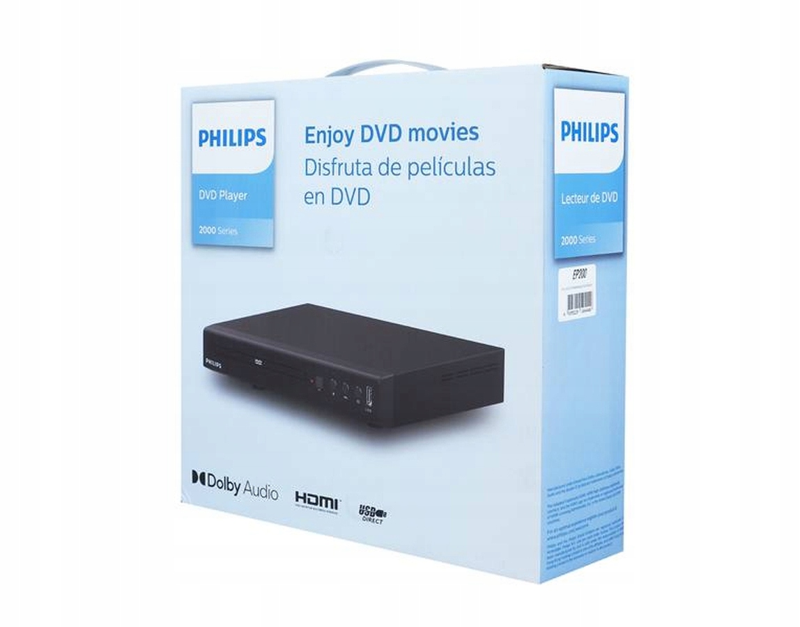 MULTIMEDIÁLNY PREHRÁVAČ PHILIPS TAEP200/12 DVD CD VCD USB HDMI CINCH