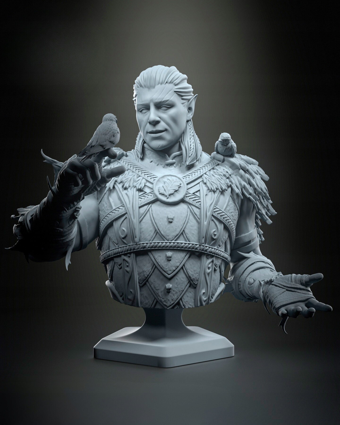Halsin Druid z Baldur's Gate 3: Sběratelská busta