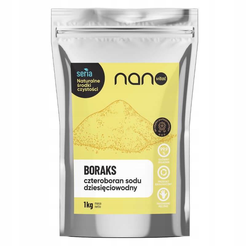 

Boraks czteroboran sodu 10-wodny Nanovital 1 kg