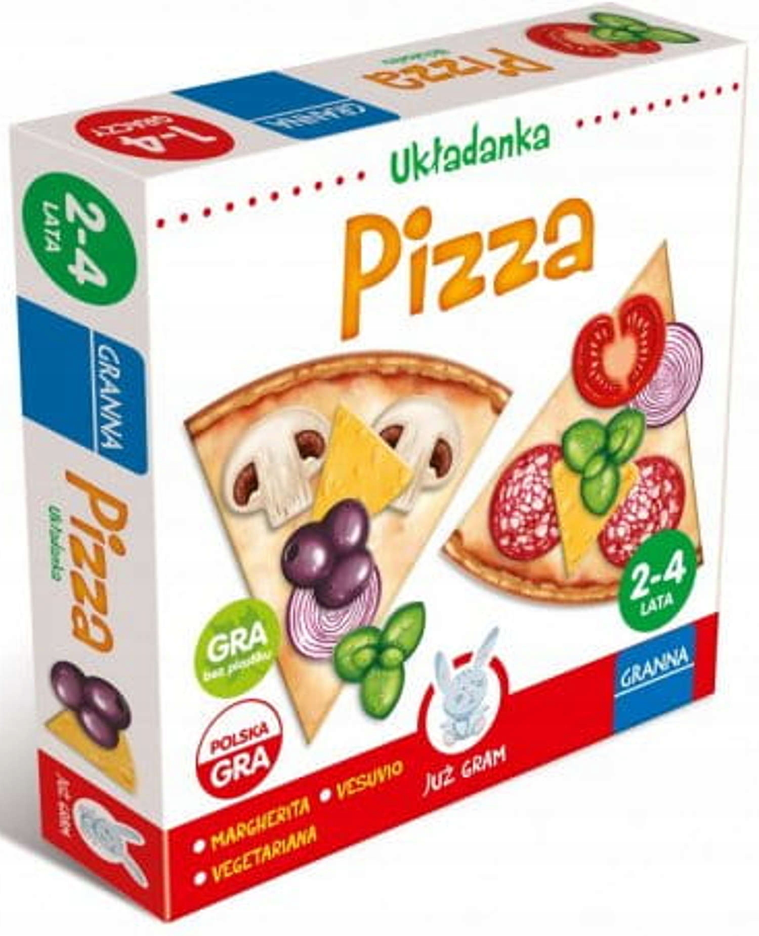 Gra Pizza układanka Granna Stan opakowania oryginalne