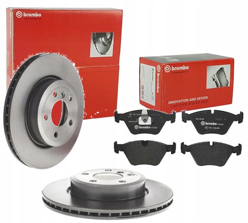 Brembo Kotouče Brzdové Destičky Sada Pro Přední Bmw X3 E83 2003-2011 325x25