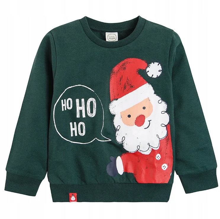 

Cool Club Cienka bluza chłopięca świąteczna r 128