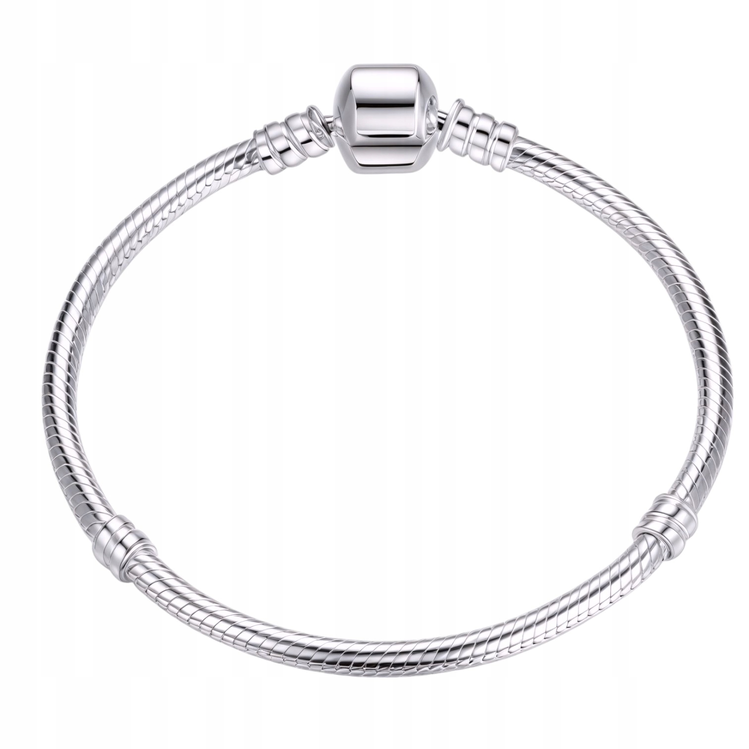 Bransoletka srebrna do charms modułowa baza srebro 925 20 cm