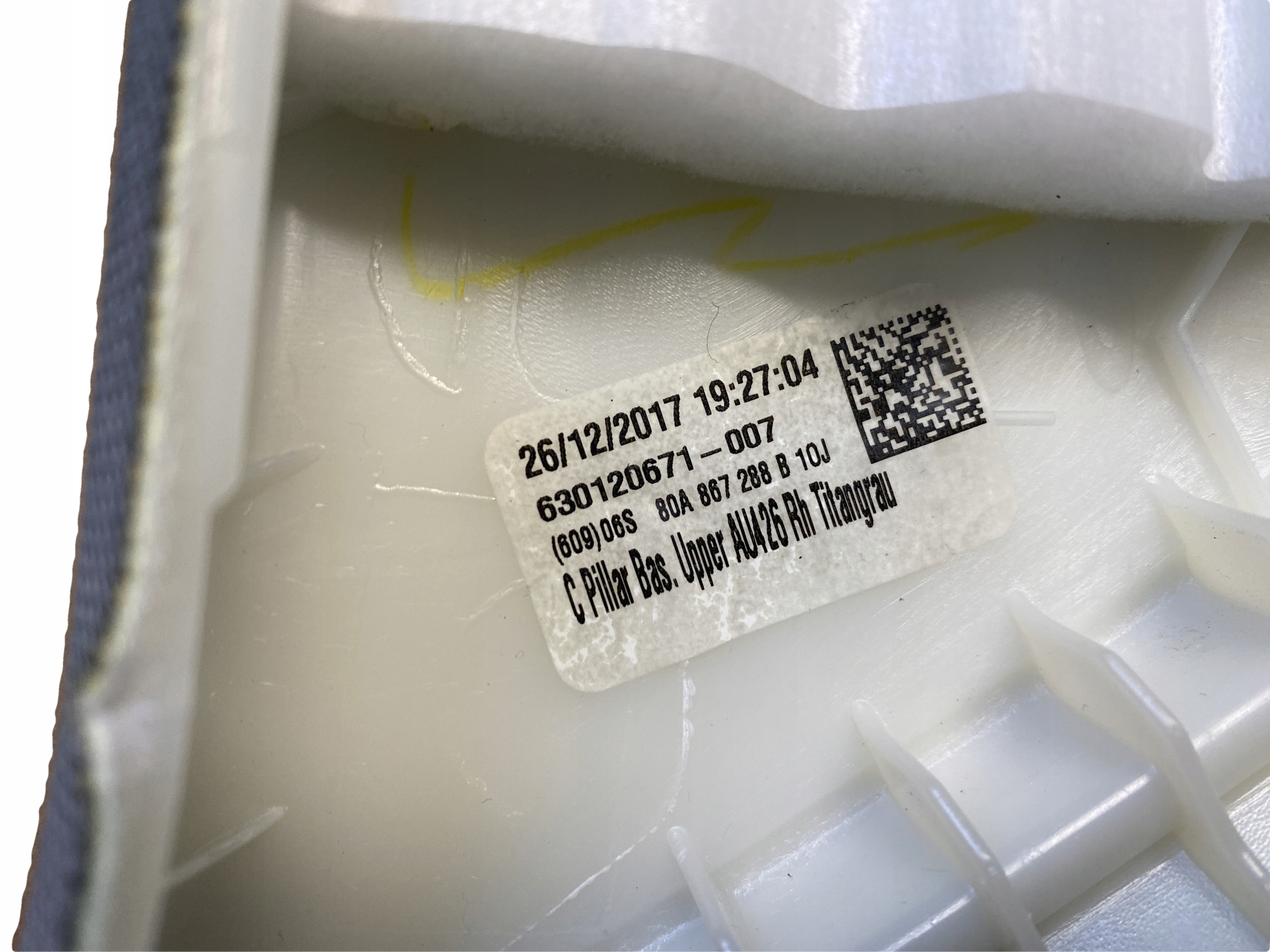 AUDI Q5 80A OSLONA SLUPKA C PRAWA 80A867288B Typ samochodu Samochody osobowe