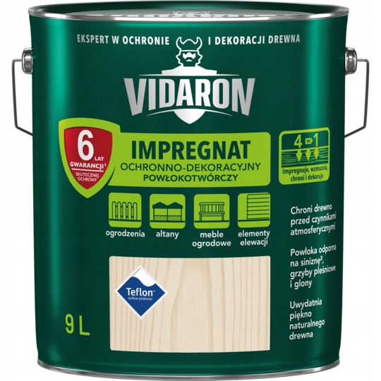 

Vidaron Impregnat Powłokotwórczy Do Drewna 9L