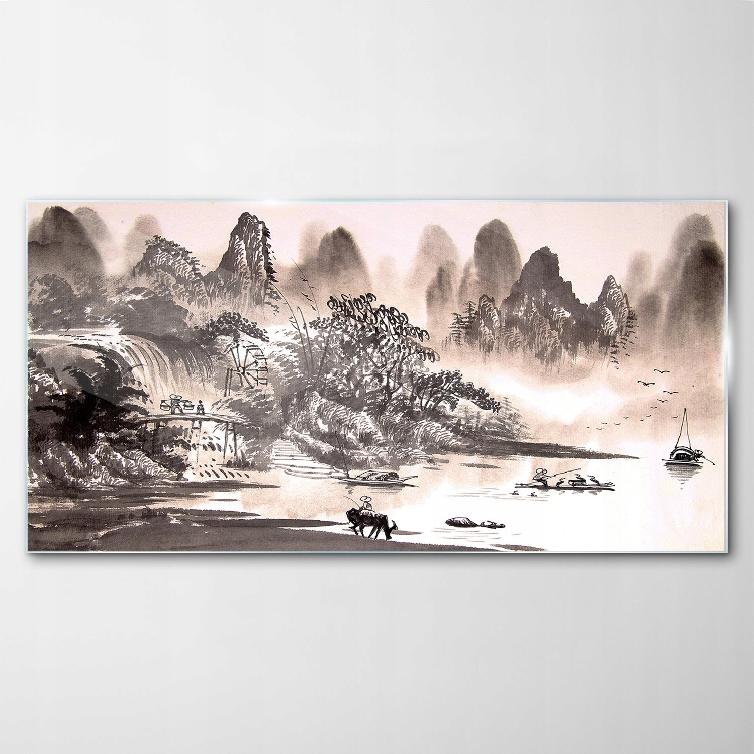 

Obraz Szklany Deco Chiny Krajobraz Akwarele 100x50