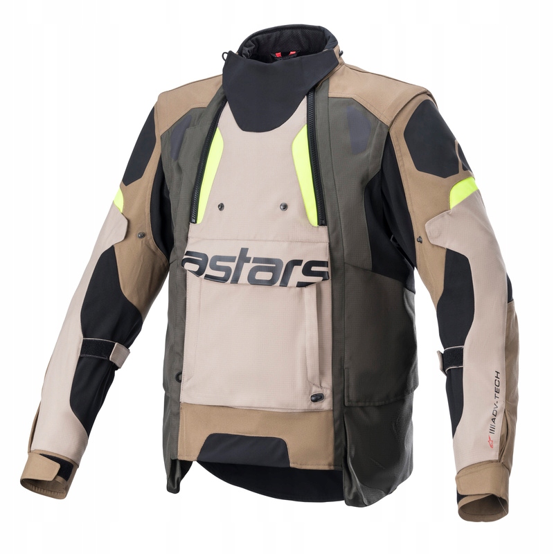 Motocyklová Bunda Alpinestars Halo Drystar Khaki/sand XL