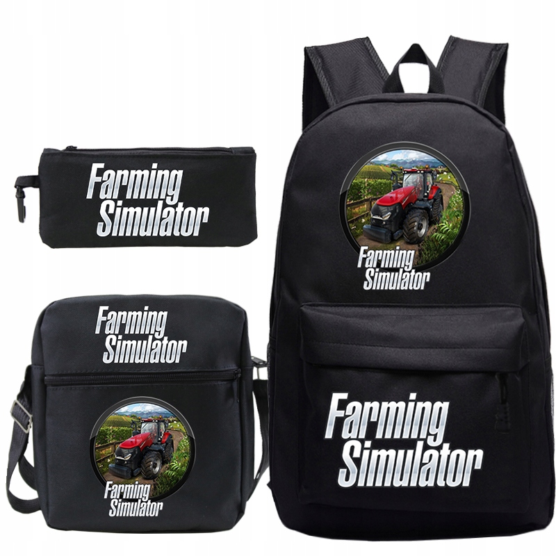 FARMING SIMULATOR ZESTAW PLECAK TORBA PIÓRNIK Typ plecak
