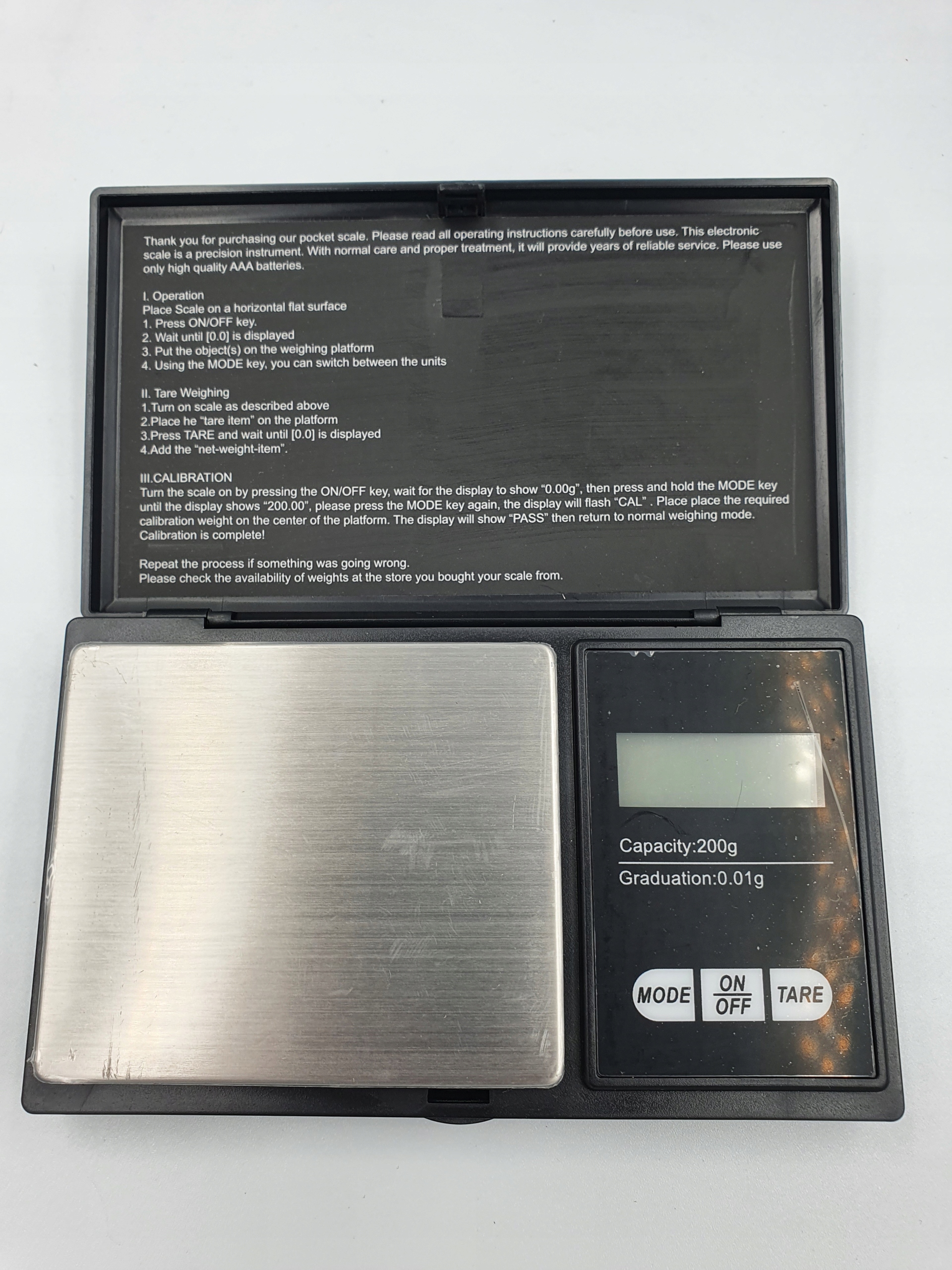 WAGA JUBILERSKA KIESZONKOWA ELEKTRONICZNA OD 0,01G Marka inny