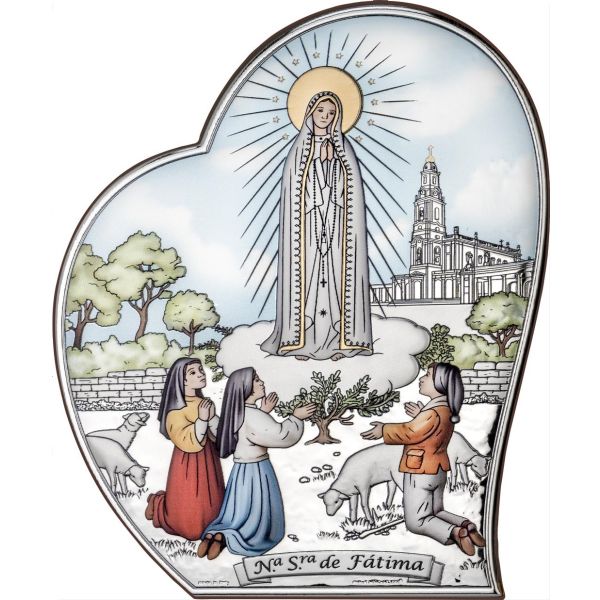 Obraz Panna Mária Fatimská vo farbe SA0002/2C Gravírovanie Zadarmo!