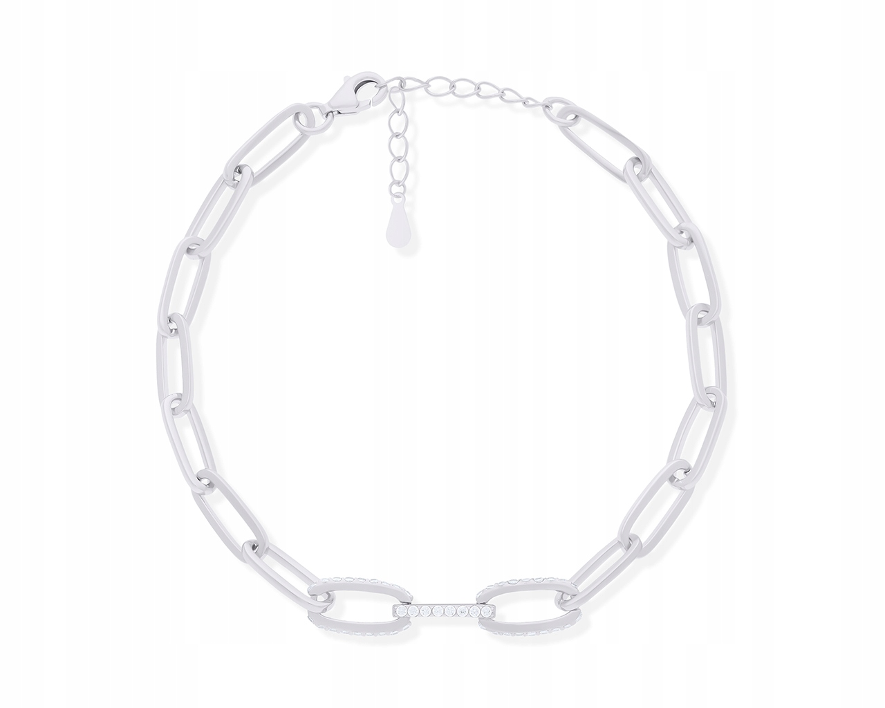 Stříbrný náramek pro ženy, široký, módní, originální vzor Zirkony ryzost 925