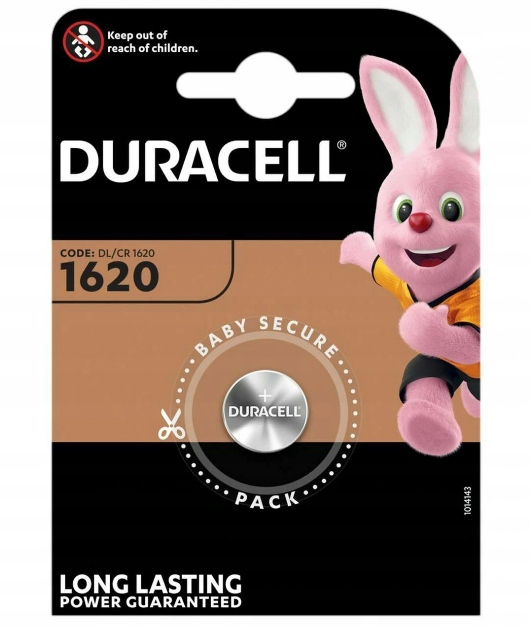 

1x Bateria Litowa Duracell 1620 DL1620 CR1620 3V