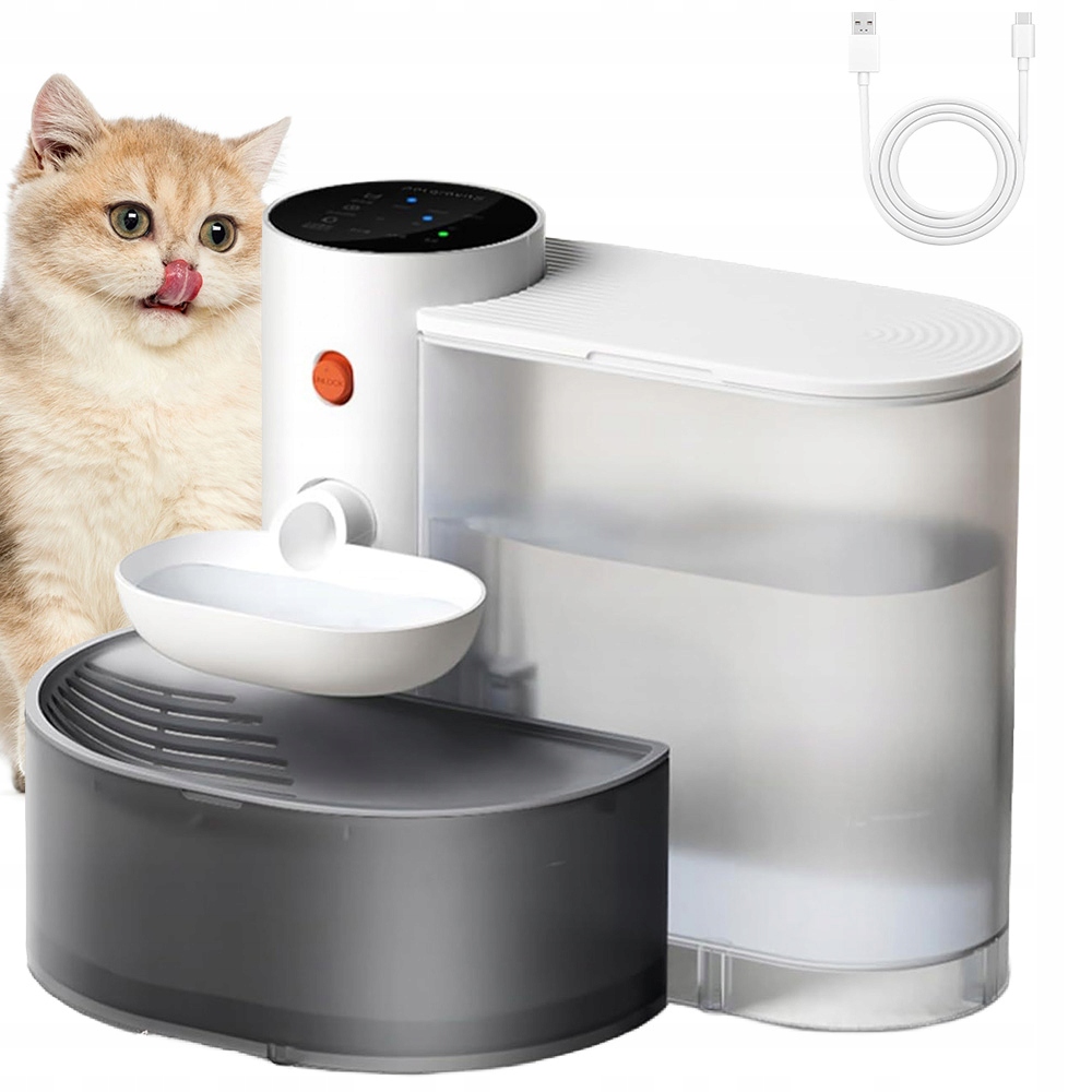 Levně Napáječka Fontána Pro Kočky Psa Miska Automatická Napáječka 3L Praktická