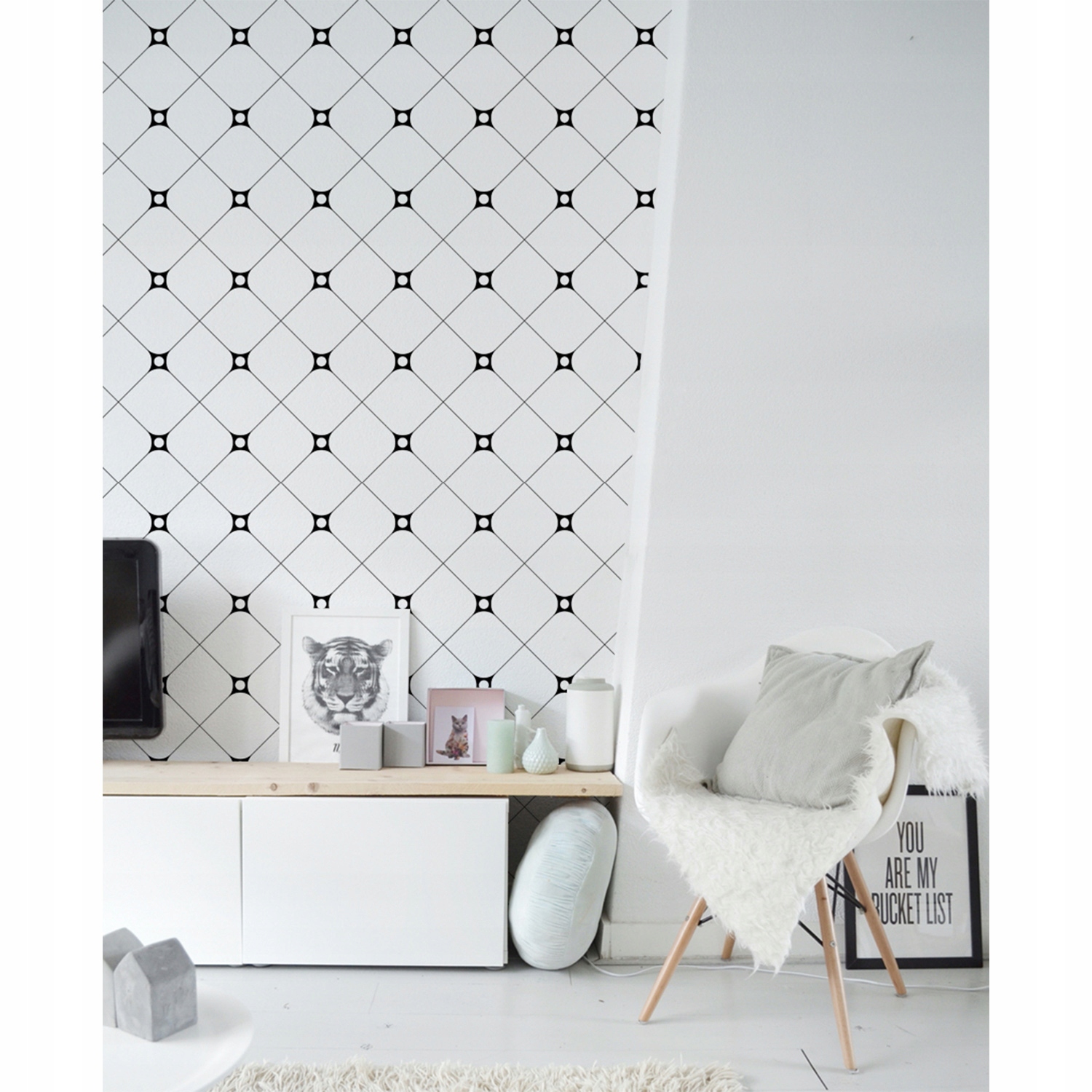 

Fototapeta ścienna Designerskie kwadraty 250x104cm