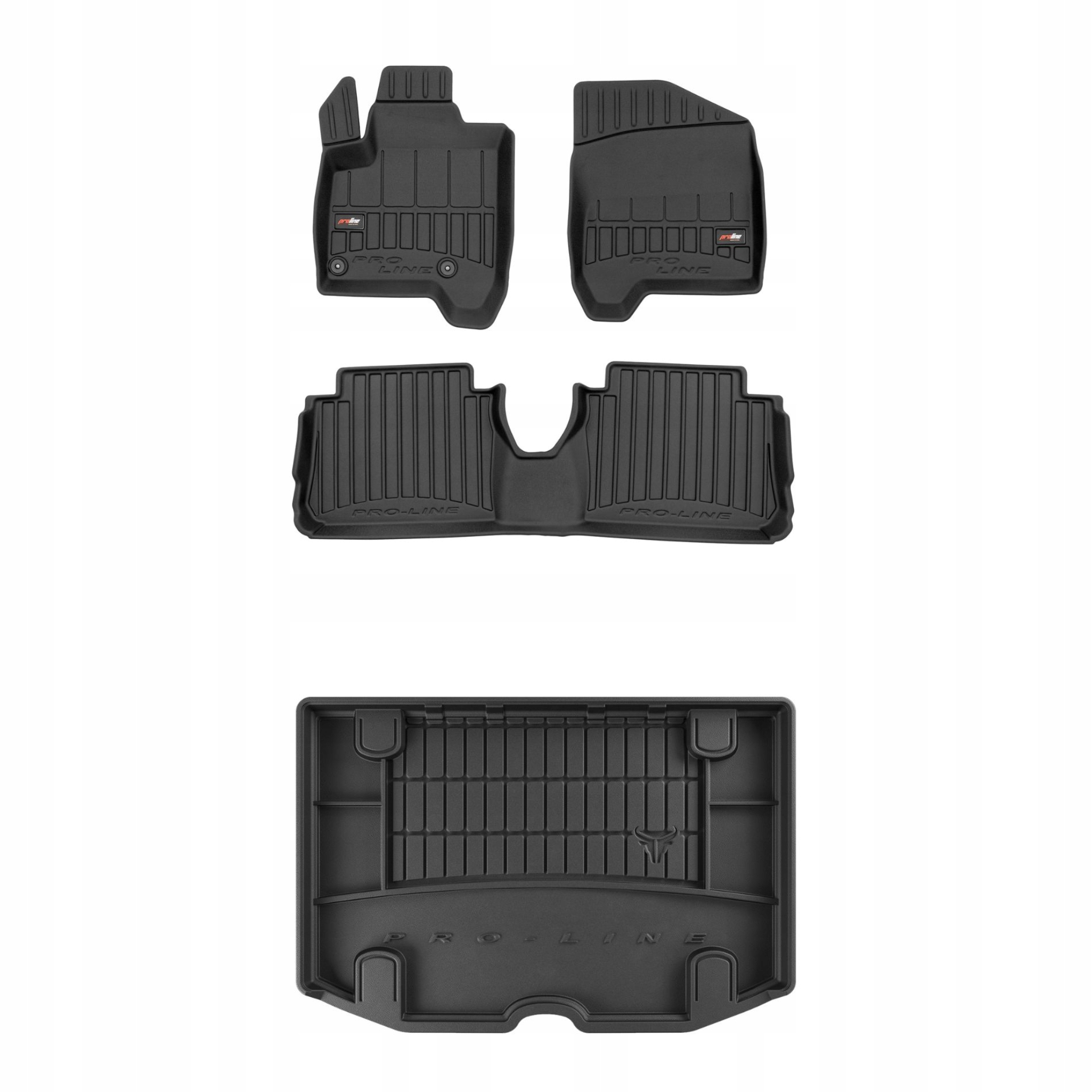 Sada gumových kobercov a rohoží pre Citroën C3 Picasso 2008-2017