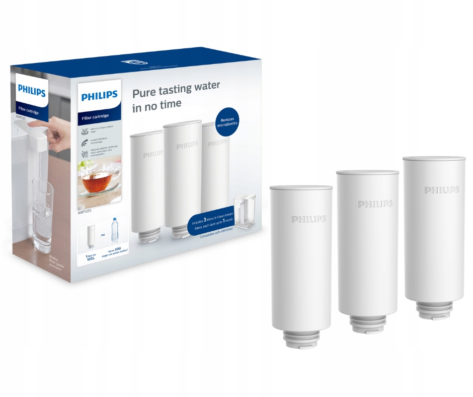 Filtr do dzbanka Philips Micro X-Clean wkład filtrujący 3 szt.
