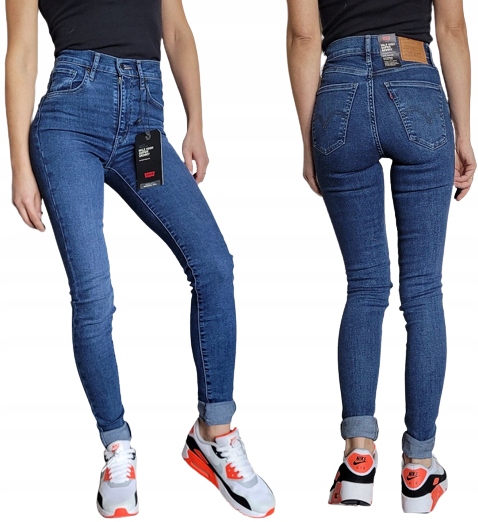 Levi`s Mile High Skinny boty W24 L32 úzké nohavice