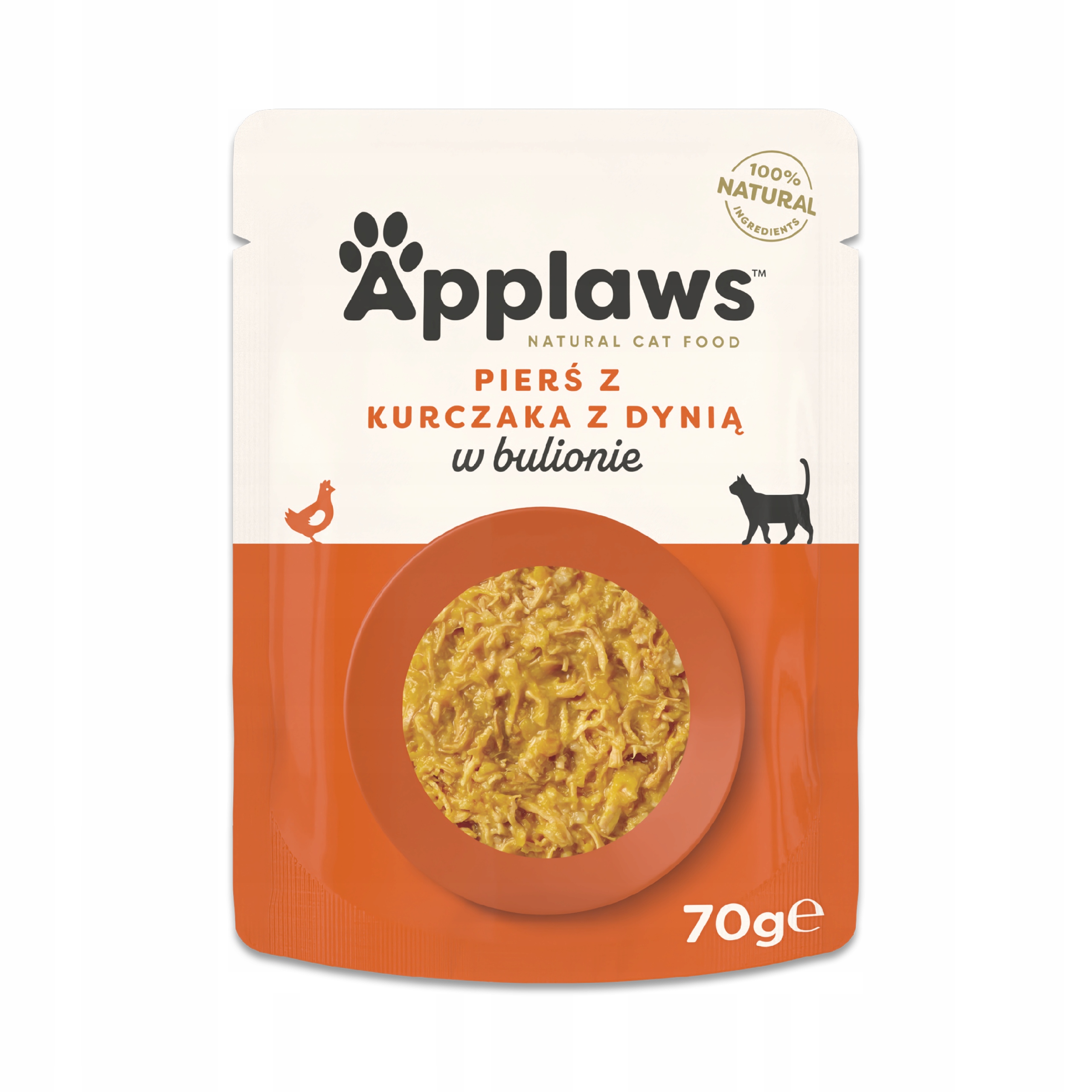 Applaws Kapsička pro kočky kuřecí s dýní a divokou rýží 70g