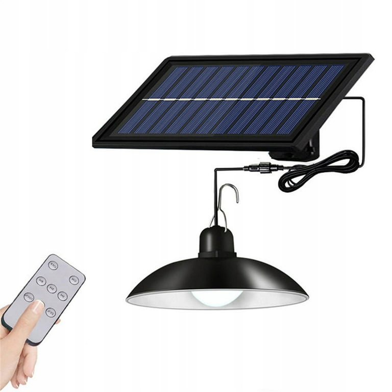 ŻYRANDOL LAMPA SOLARNA WISZĄCA SUFITOWA ZESTAW