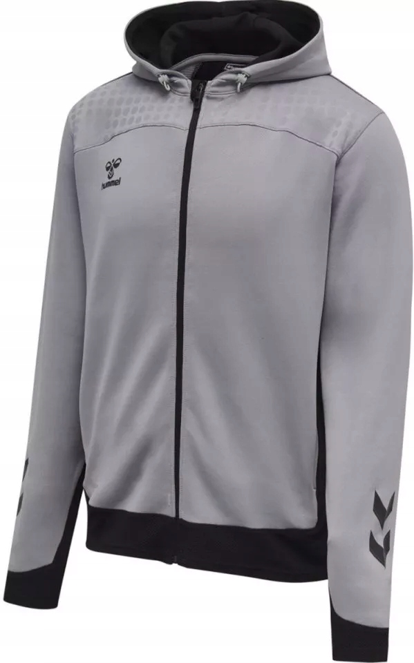 Pánská sportovní mikina kapucí Hummel Lead Zip Poly, vel. XL