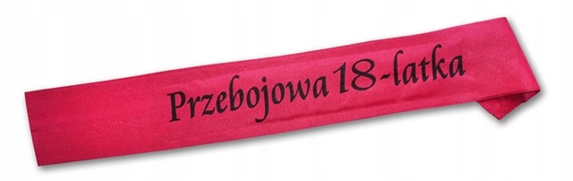 

Szarfa Na 18STKE Dla Dziewczyny