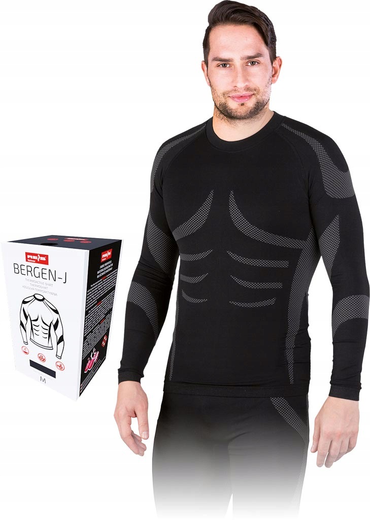 Koszulka termoaktywna Bergen, męska Reis Bergen-j rozm. 2XL
