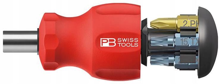 Držák bitů Stubby s plochým zásobníkem Ph Torx Pb Swiss Tools