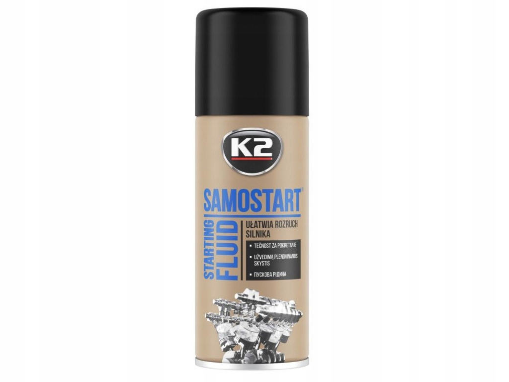 

K2 Samostart silnika działa nawet w -54°C 150ml