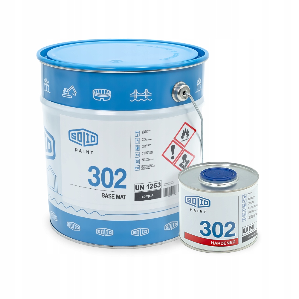 Barva na střechu plotu ocel Lodní SolidPaint 302 mat 4,85L každá barva