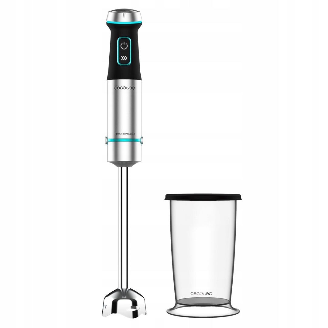 Blender ręczny mikser Cecotec Power TitanBlack 1200 XL 1200W 4 ostrza