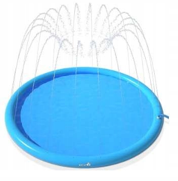 Levně Vodní podložka do bazénu brouzdaliště se zavlažovačem pro děti a psy do zahrady 170 cm