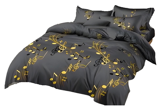 

Komplet Pościeli 160x200 Muzyka Nuty Melodia