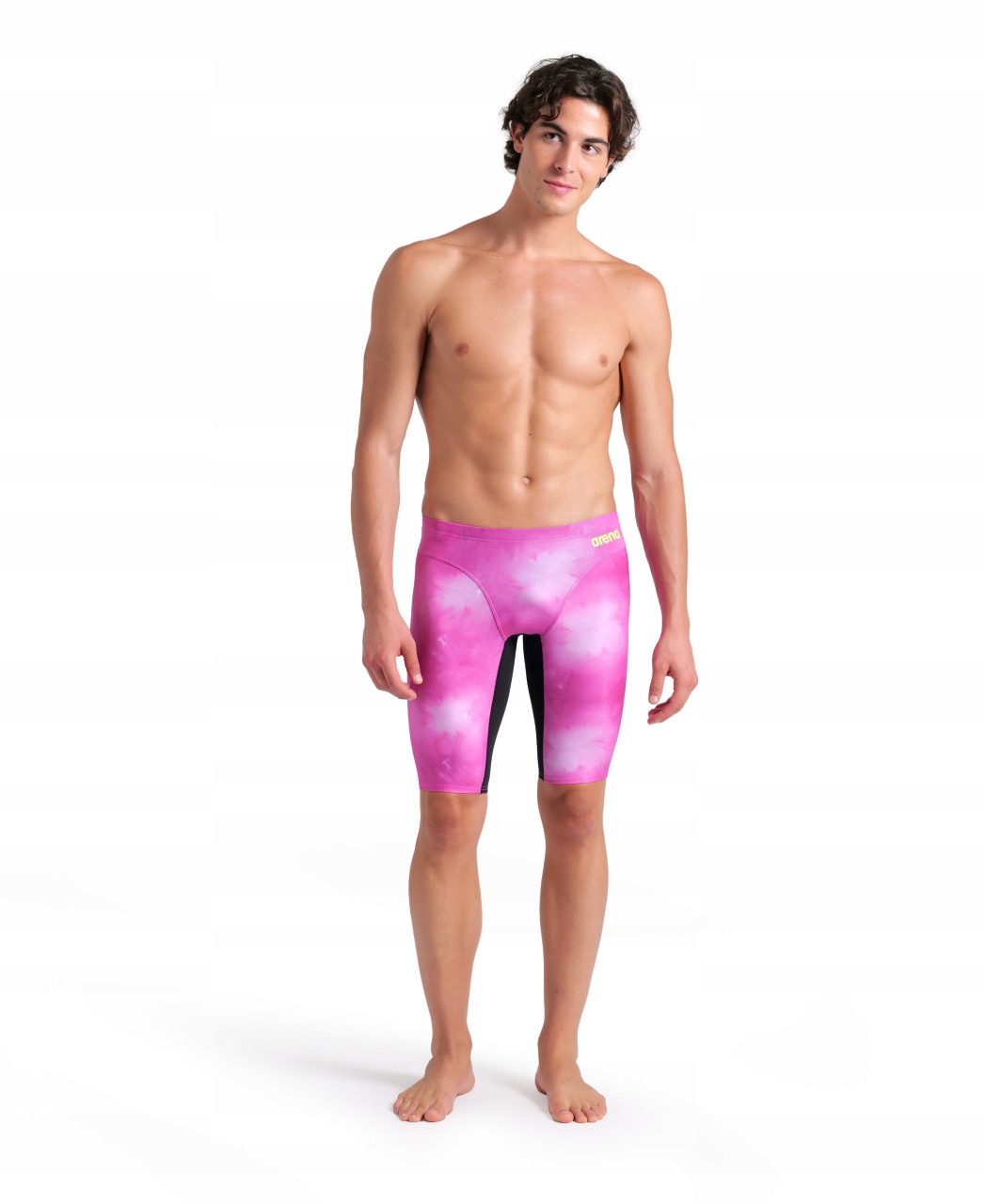 Spodenki treningowe Arena Swim Jammer Allover Print Shocking Pink 65