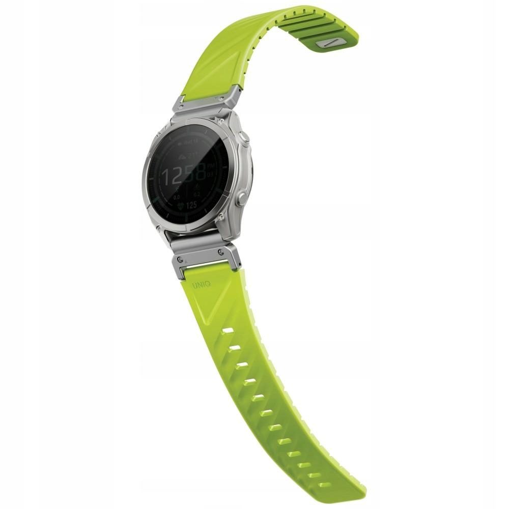 Pásek Pro Garmin 22 MM Silikonový Smart-fit Fluo Limetka