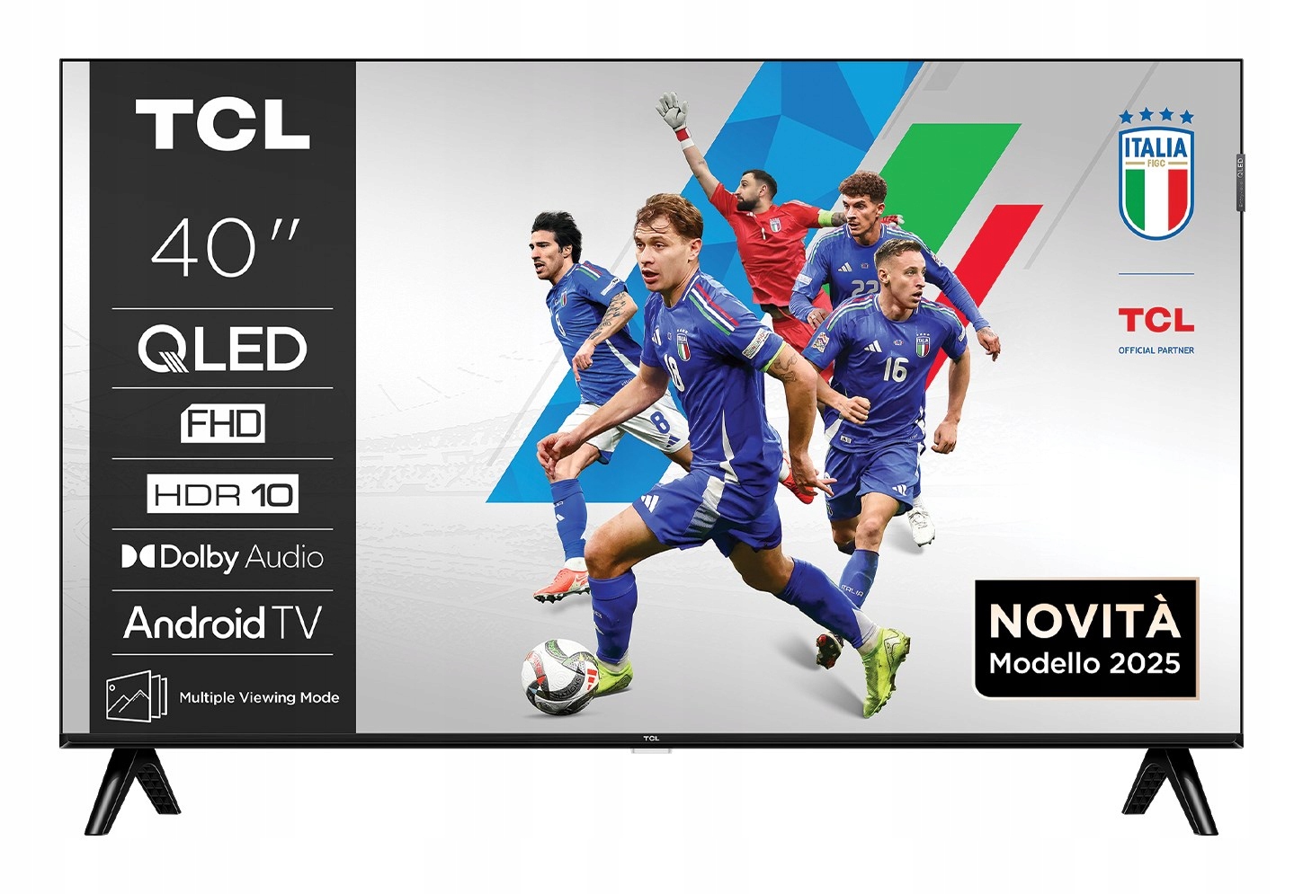 Telewizor 40'' Tcl 40S59K Qled Fhd Android Tv Dolby Digital Plus DVBT2 Nowy