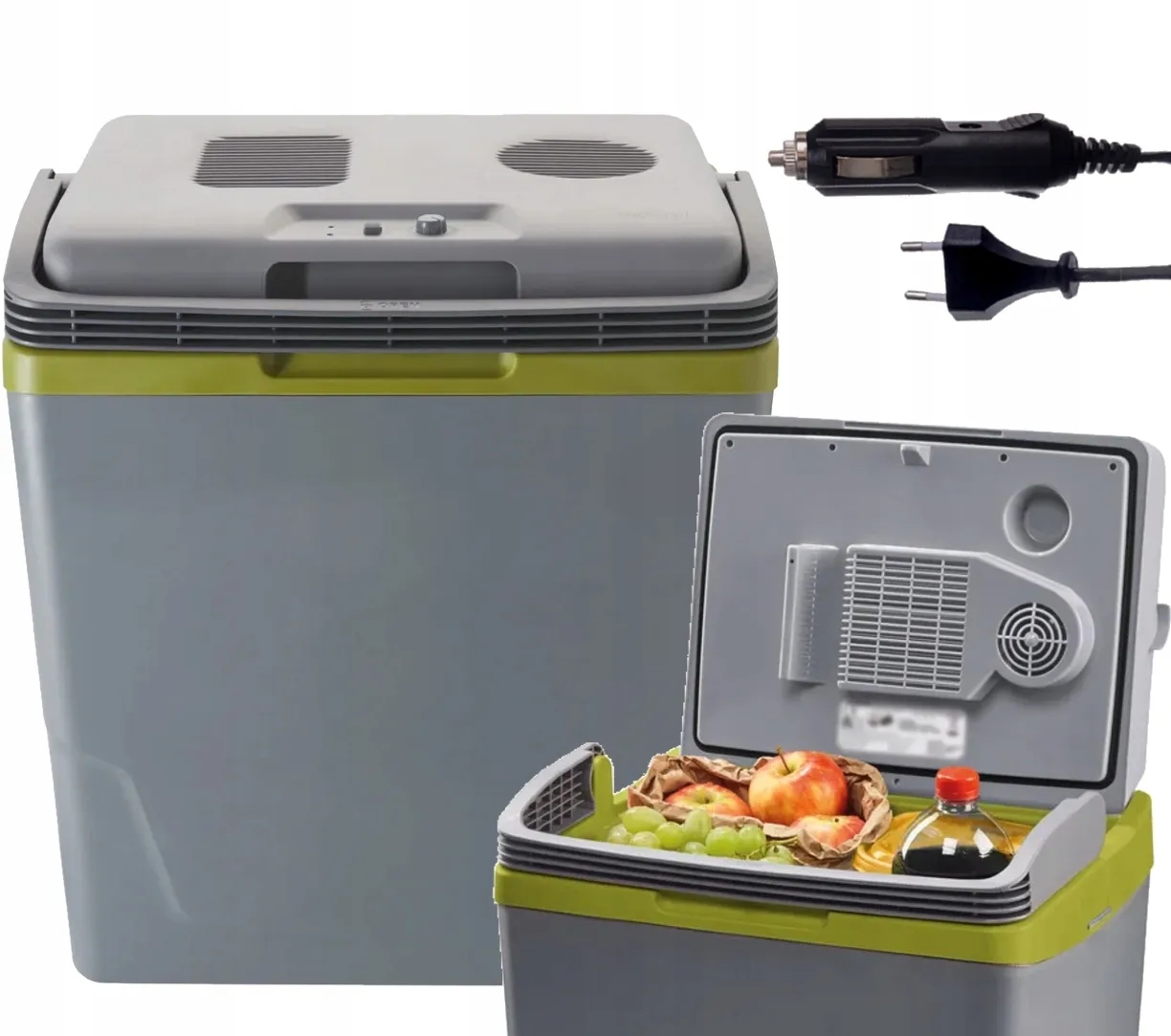 Lodówka Turystyczna Samochodowa 29L 230/12V 2W1 Chłodzi Funkcja Grzania