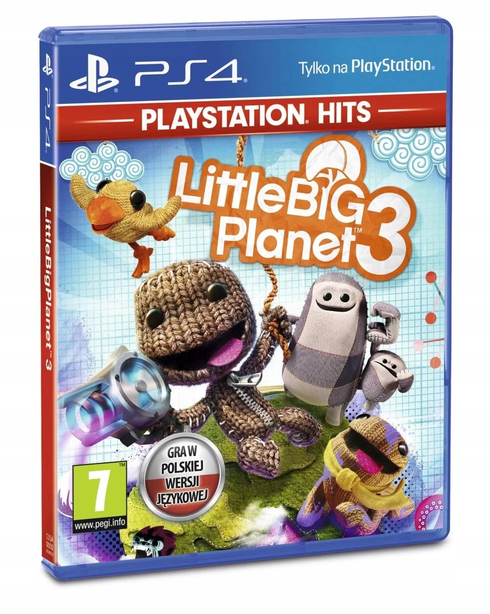 LITTLE BIG PLANET LBP 3 PL dubbing | PlayStation 4 | Polska okładka