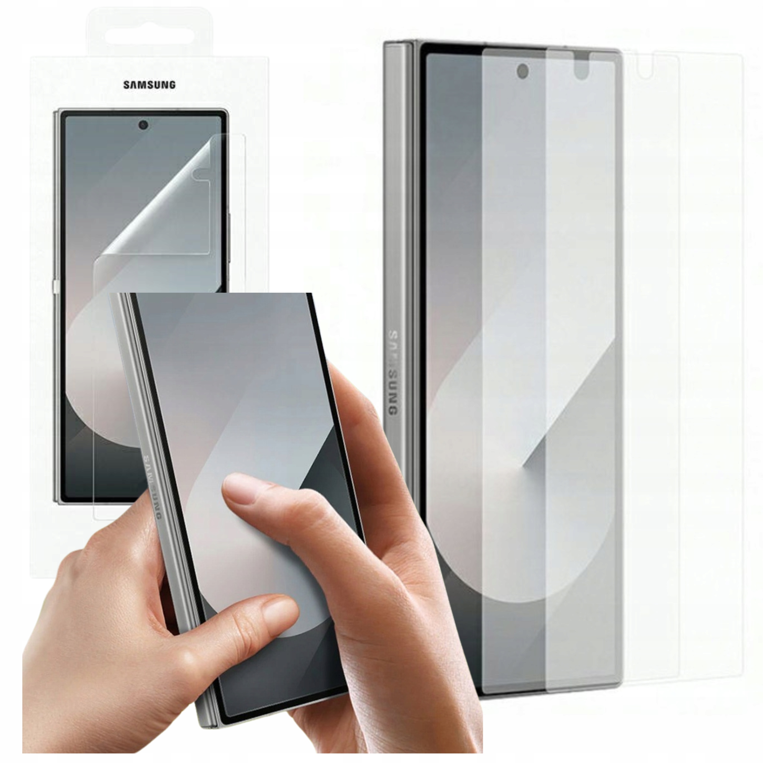 Folia ochronna Samsung Front Protection Film do Galaxy Z Fold6, 2 sztuki