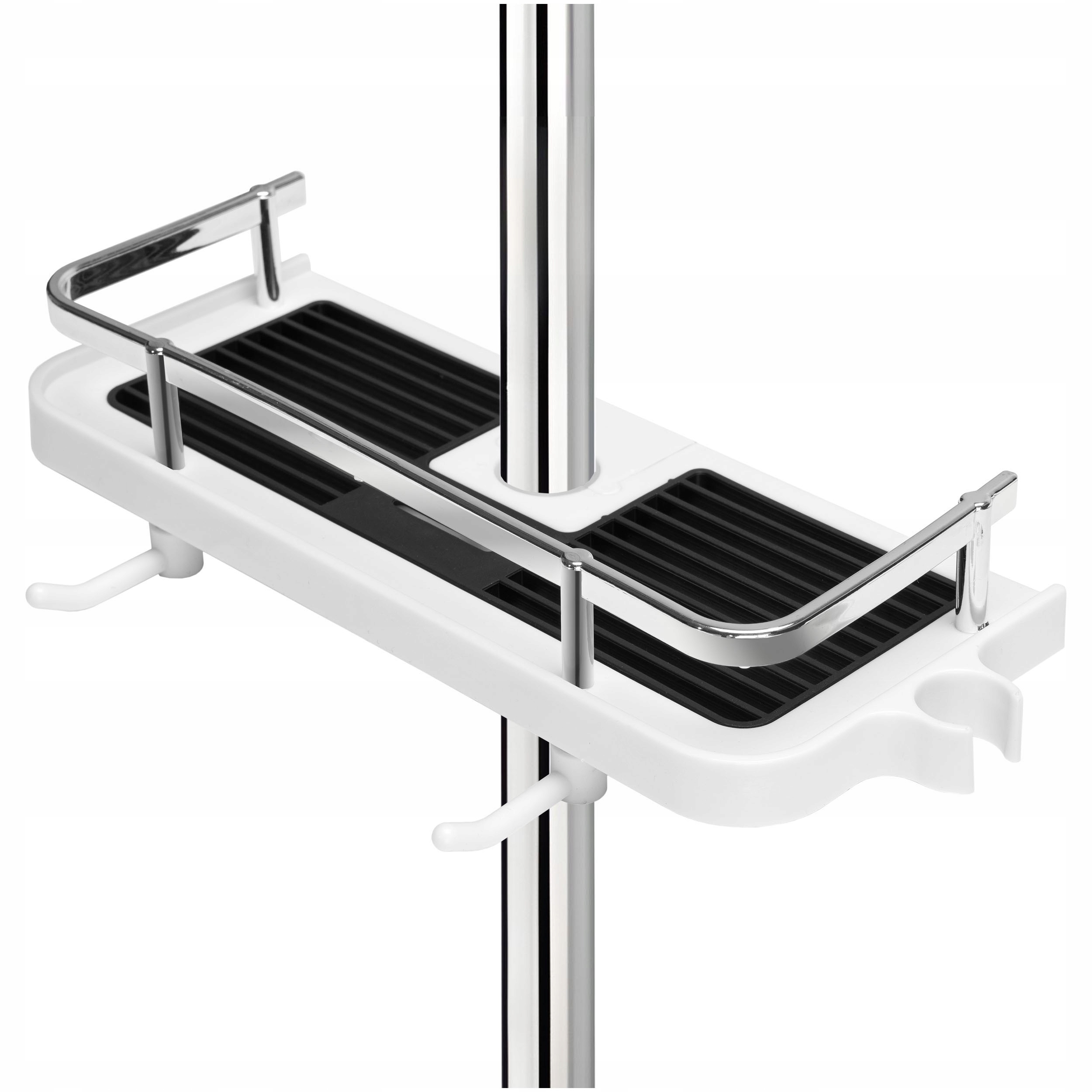 PÓŁKA ŁAZIENKOWA WISZĄCA POD PRYSZNIC NA DRĄŻEK BEZ WIERCENIA ORGANIZER