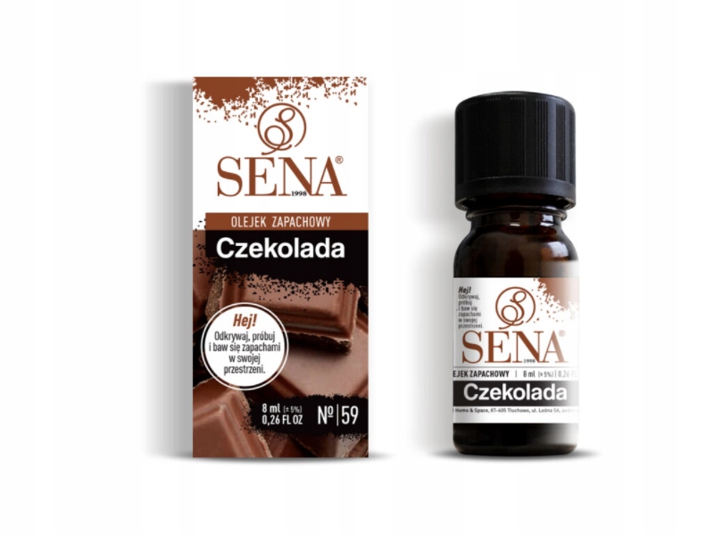 

Sena Olejek Zapachowy Zapach Czekolada 8 ML NO/59