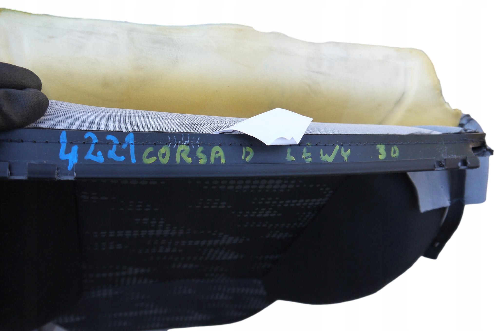 opel CORSA d 3D обивка кресло левый