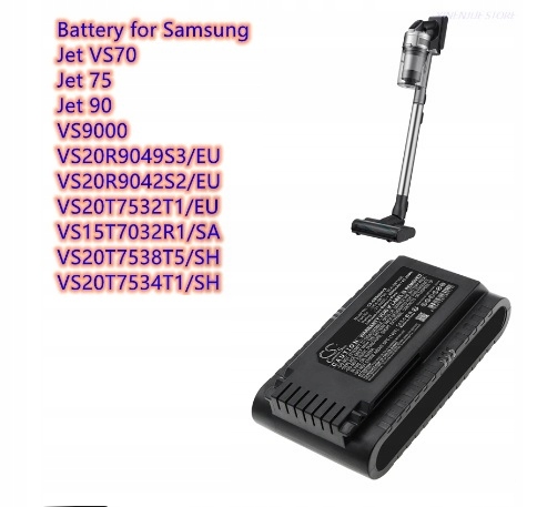 Bateria Akumulator do Samsung VS9000 VCA-SBT90 (Jet 75/90) 22V 5000mAh