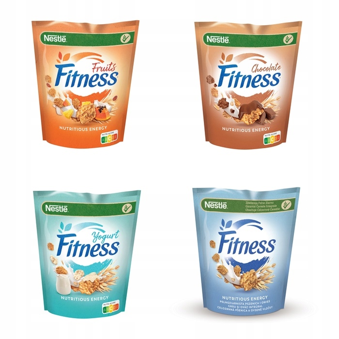 Levně 4x 425g Nestle Fitness müsli 4 příchutě