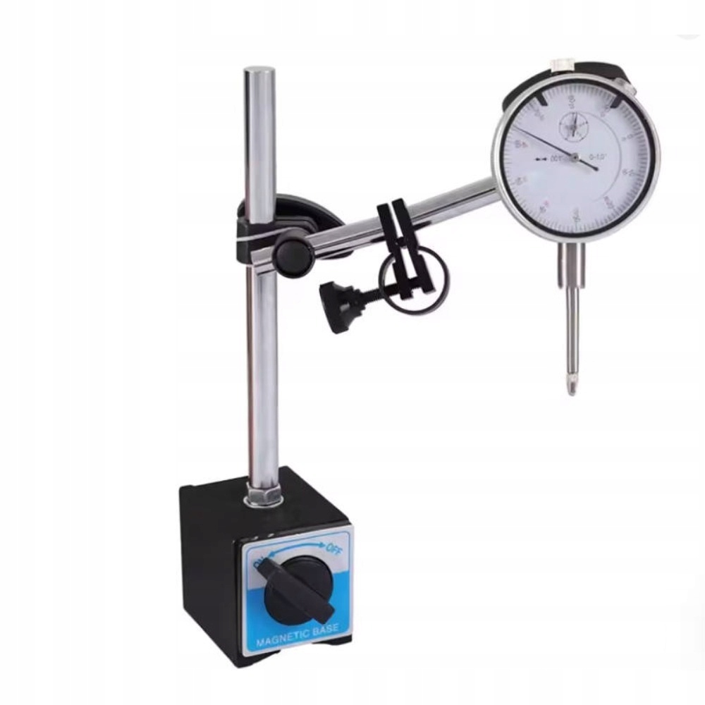 Magnetický stojan s číselníkovým úchylkoměrem 50KG, 0-10mm, 22 sond