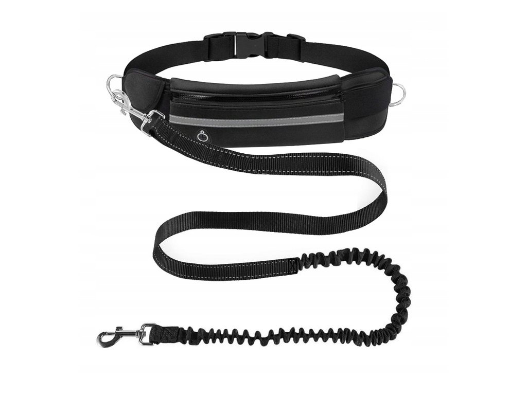 Levně Vodítko na běhání se psem 1,8 m