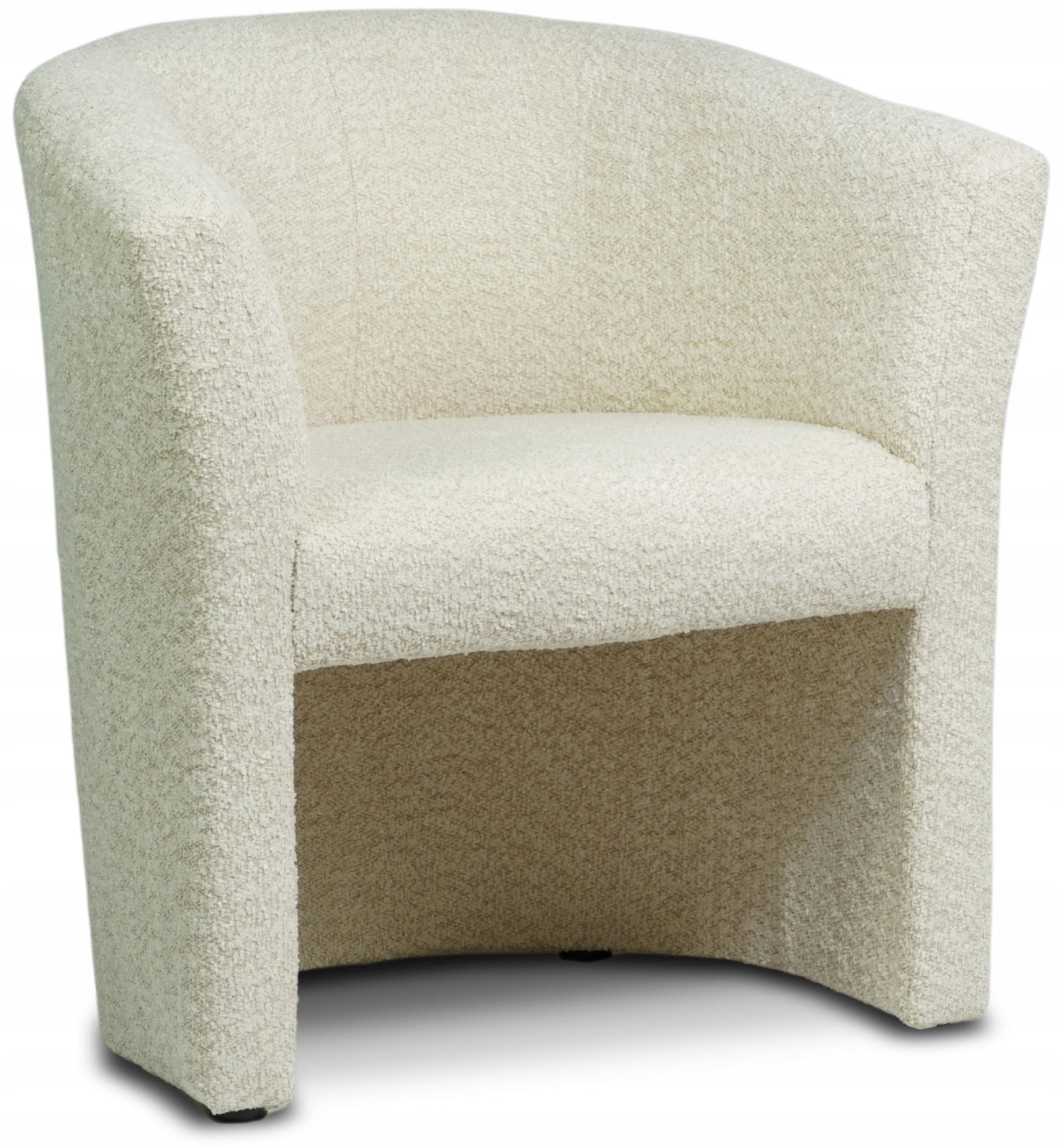 Křeslo do čekárny Kancelář kadeřníka Hotelu Salonu Cafe látka béžová