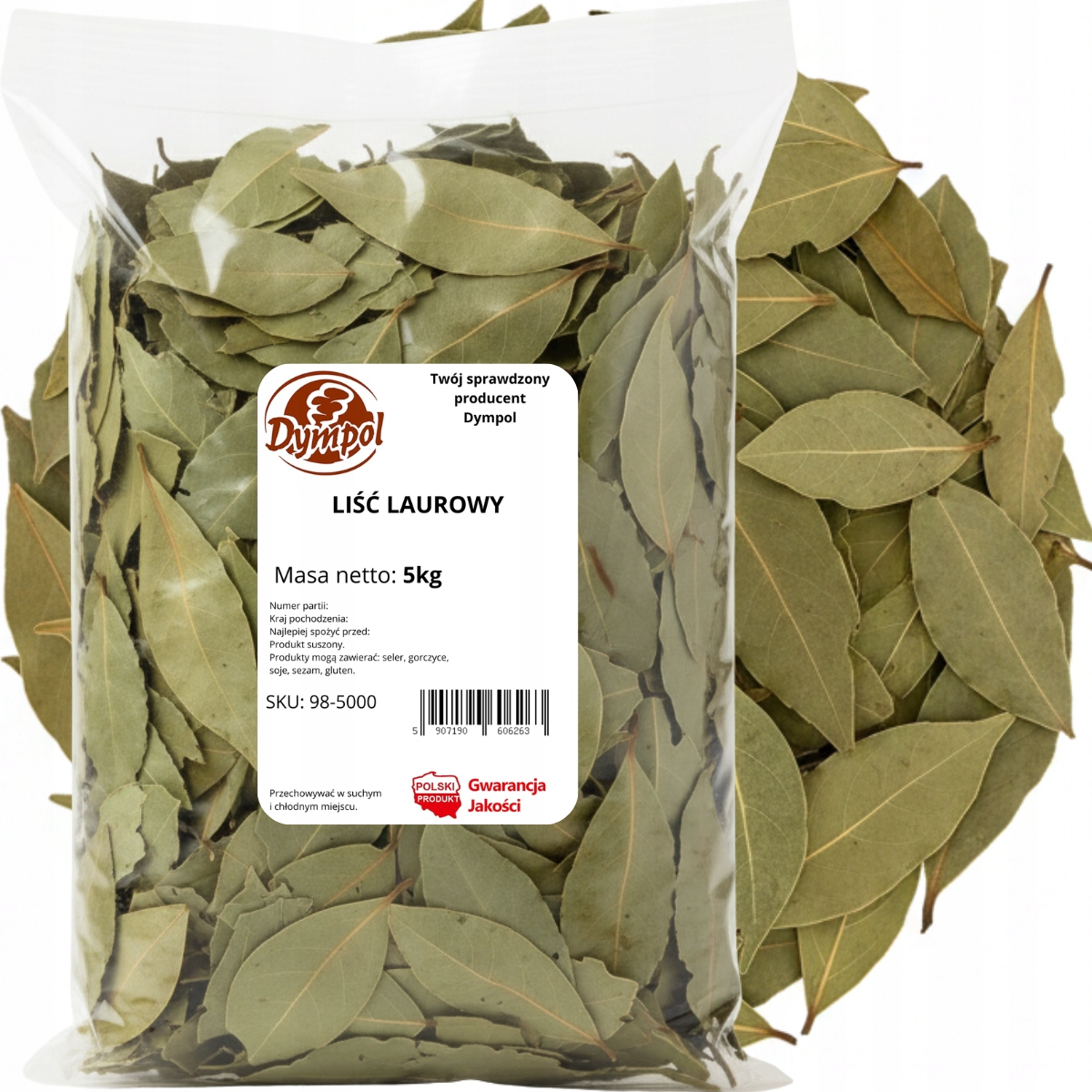 Levně Bobkový List Přírodní aromatický, čerstvý, vysoká kvalita Premium 5 kg